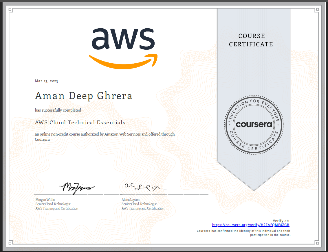 AWS Cloud Technical Essentials