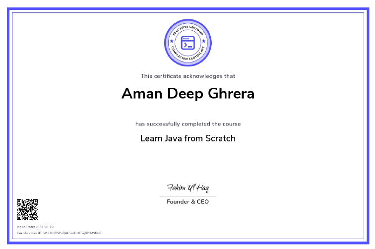 Java Certification